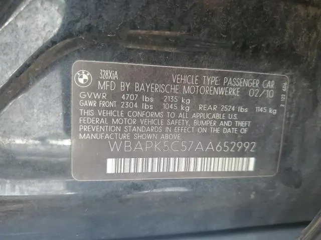 2010 BMW 328 XI SULEV  