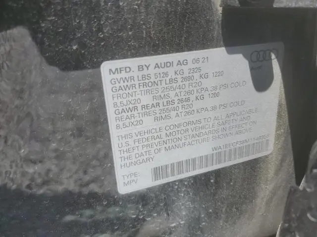 2021 AUDI Q3 PREMIUM PLUS S LINE 45  