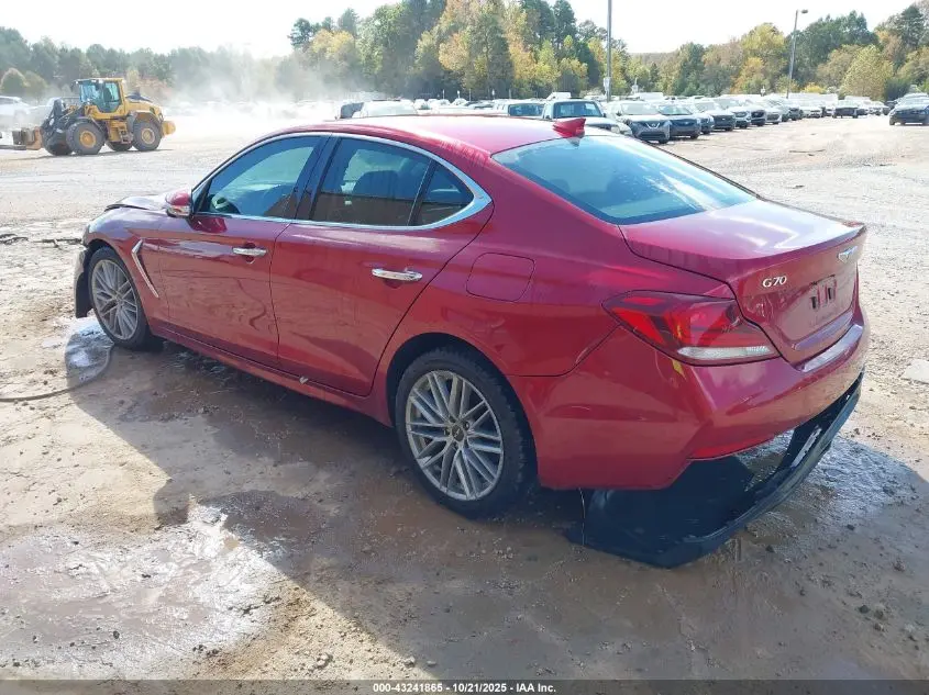 2021 GENESIS G70 2.0T RWD