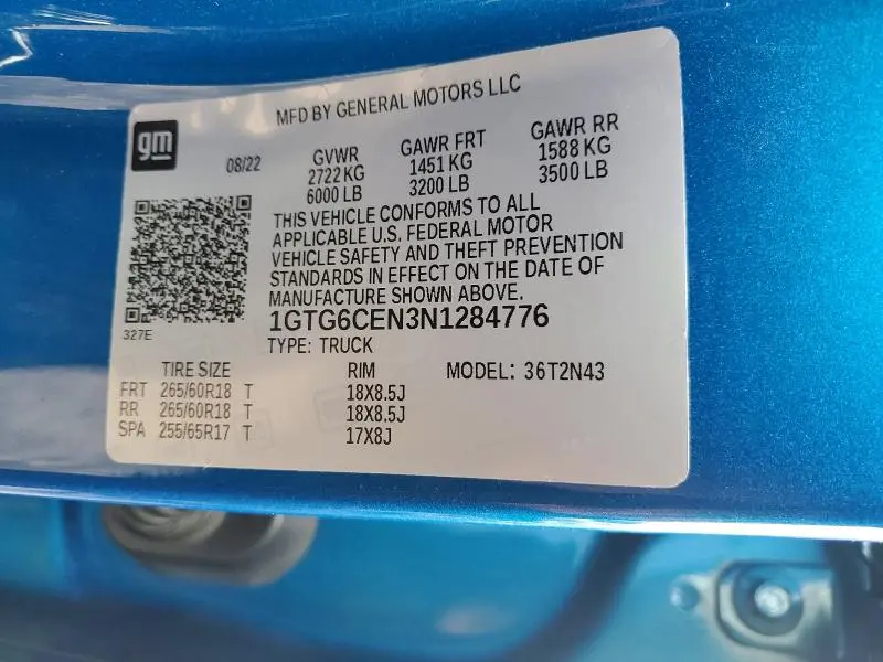 2022 GMC CANYON ELEVATION  