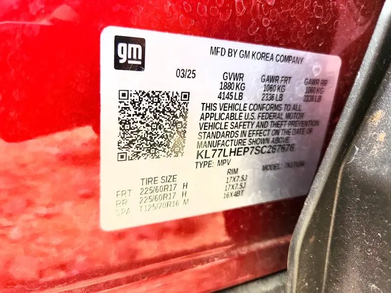 2025 CHEVROLET TRAX 1LT  