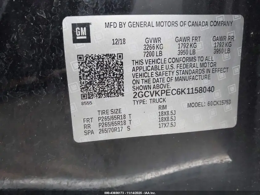 2019 CHEVROLET SILVERADO 1500 LD LT