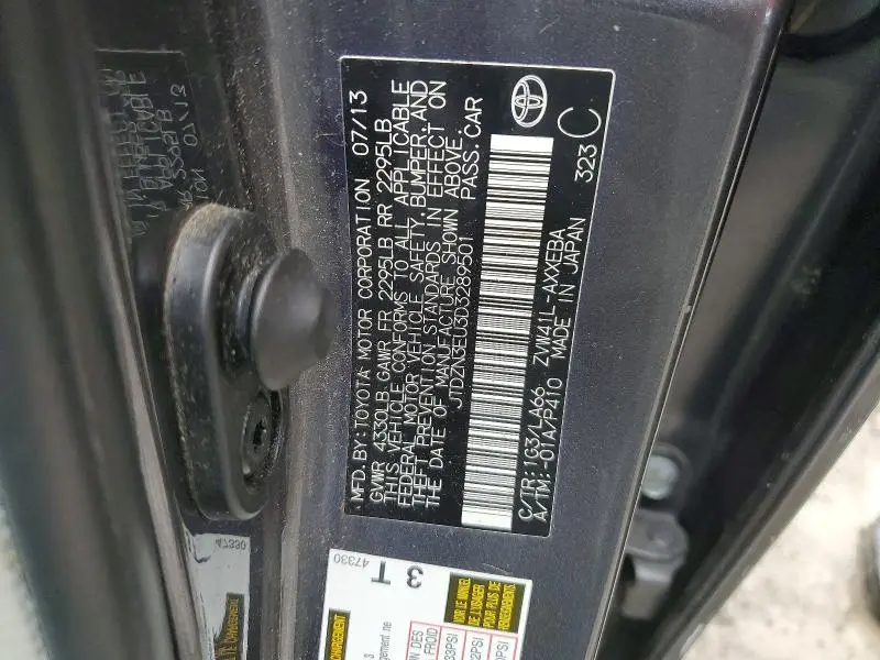 2013 TOYOTA PRIUS V FIVE  