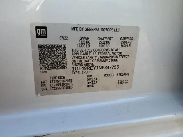 2022 GMC SIERRA K2500 DENALI  