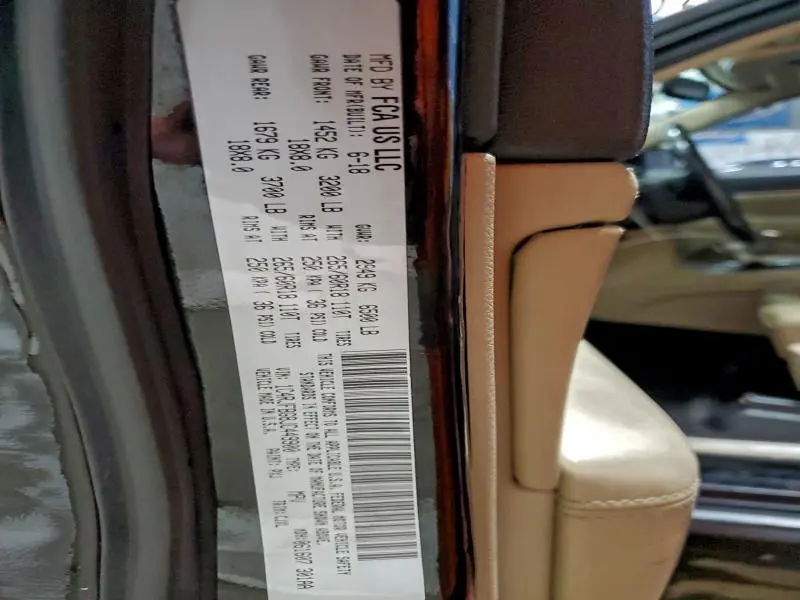 2018 JEEP GRAND CHEROKEE LIMITED  