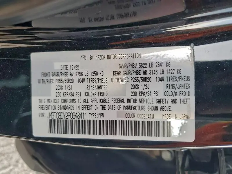 2023 MAZDA CX-9 GRAND TOURING  