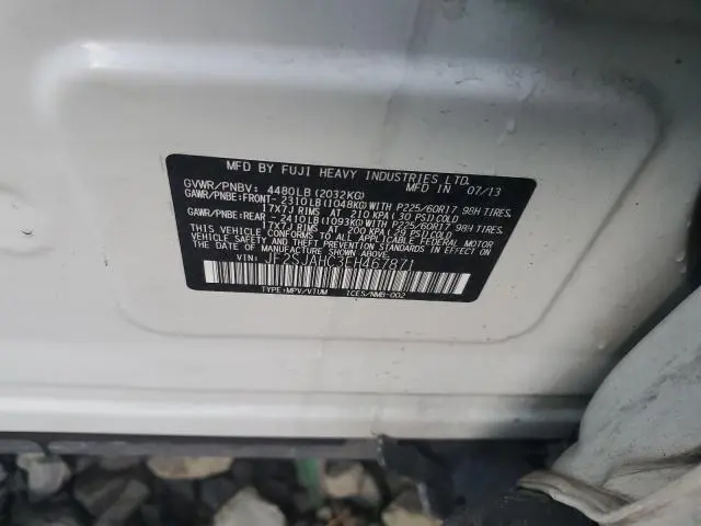 2014 SUBARU FORESTER 2.5I LIMITED  