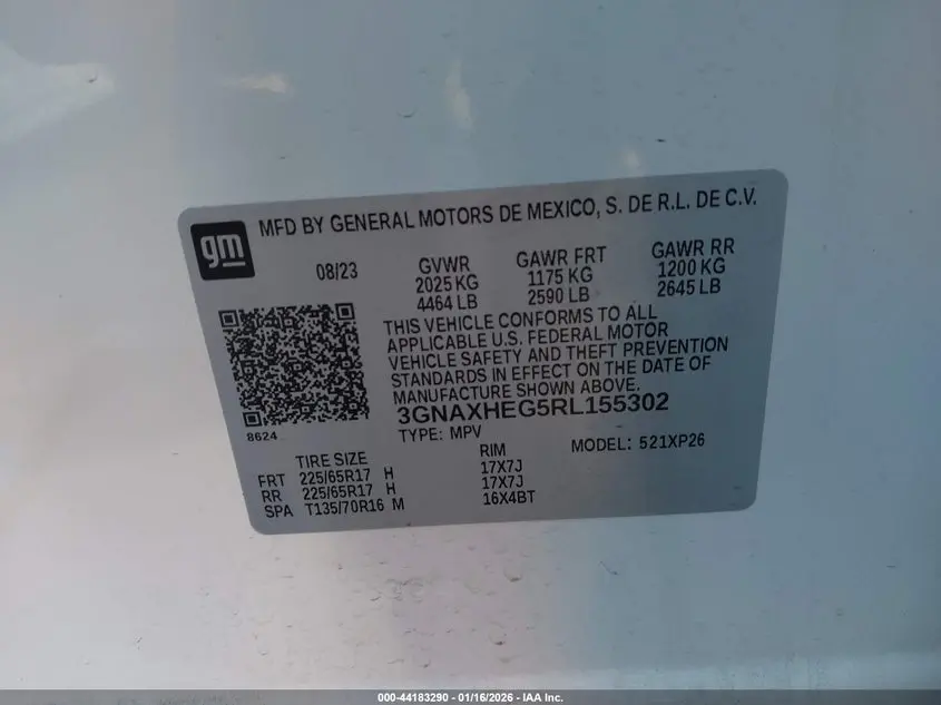 2024 CHEVROLET EQUINOX FWD LS