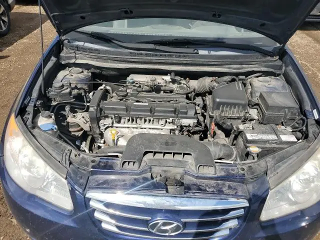2010 HYUNDAI ELANTRA BLUE  