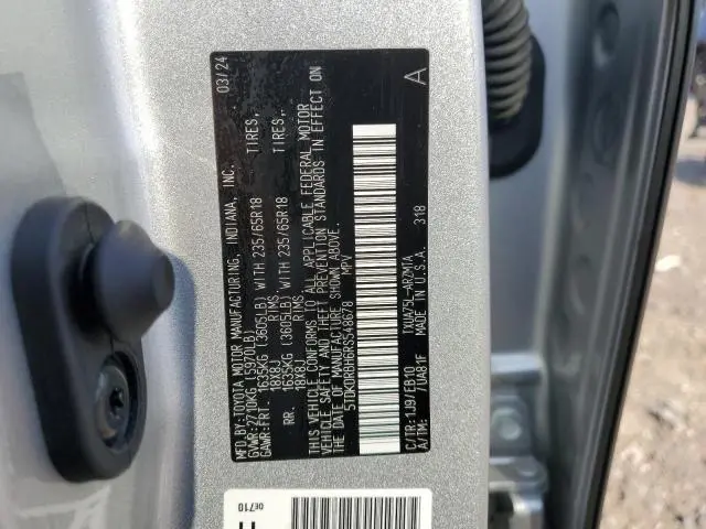 2024 TOYOTA HIGHLANDER LE  