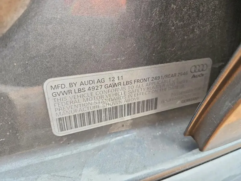 2012 AUDI A4 PREMIUM PLUS  