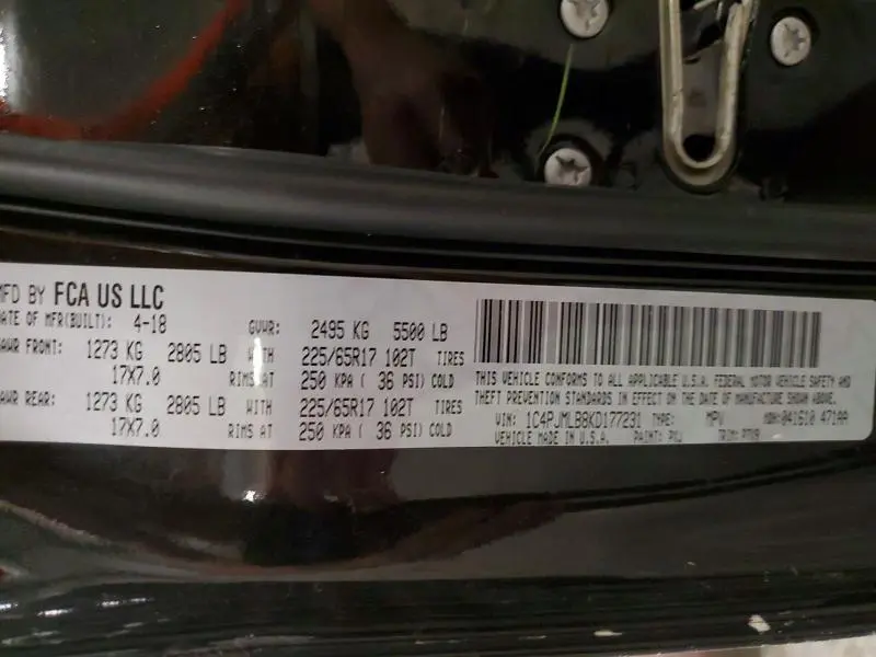 2019 JEEP CHEROKEE LATITUDE PLUS  