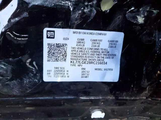 2024 CHEVROLET TRAX 1RS  