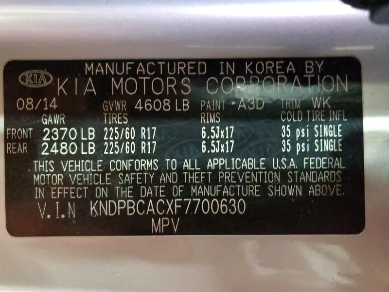 2015 KIA SPORTAGE LX  