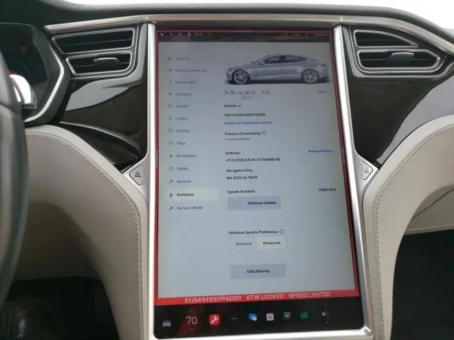 2014 TESLA MODEL S   