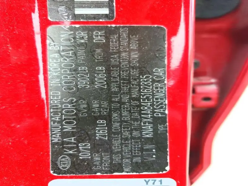 2014 KIA FORTE EX  
