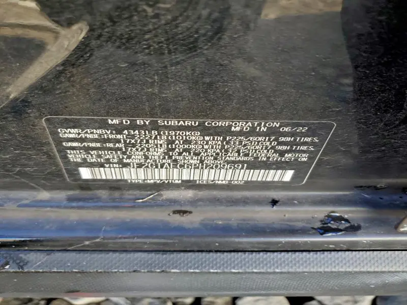 2023 SUBARU CROSSTREK PREMIUM  