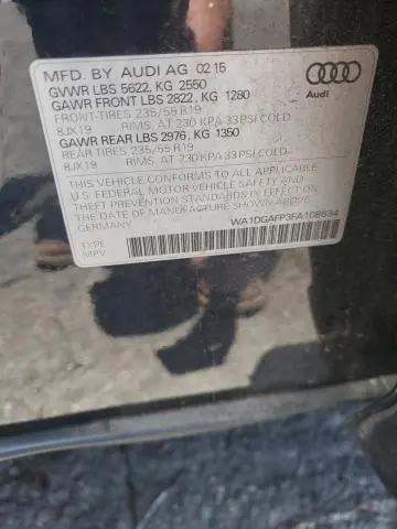 2015 AUDI Q5 PREMIUM PLUS  