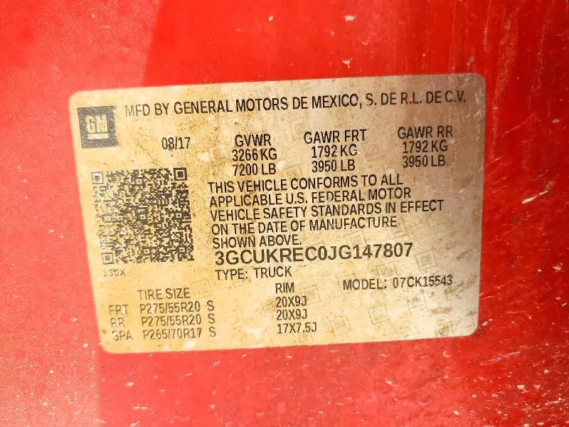 2018 CHEVROLET SILVERADO K1500 LT  