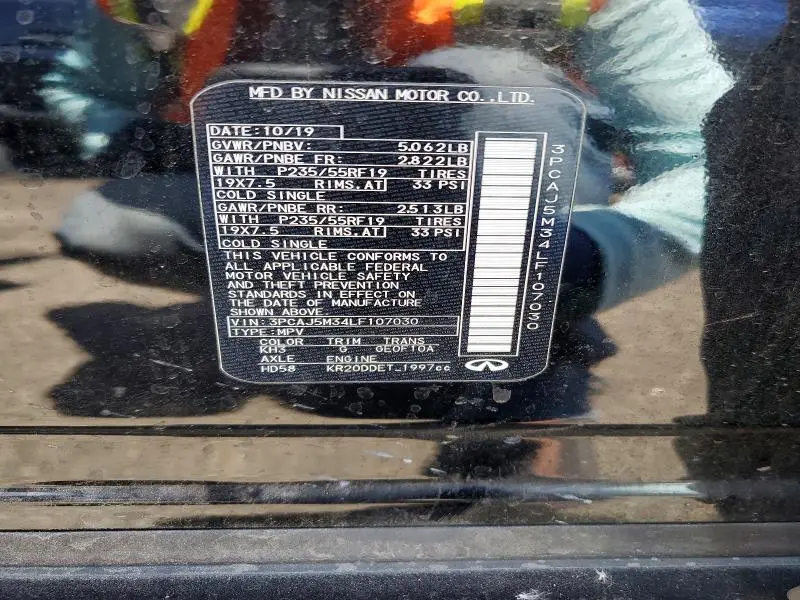 2020 INFINITI QX50 LUXE  