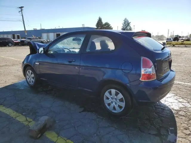 2010 HYUNDAI ACCENT BLUE  