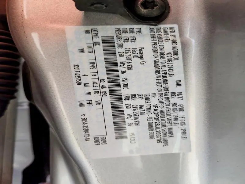 2018 FORD FOCUS SE  