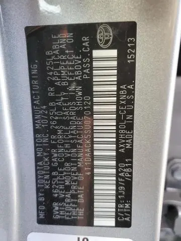 2025 TOYOTA CAMRY XSE  