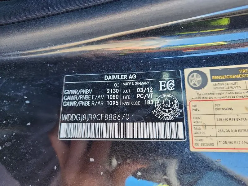2012 MERCEDES-BENZ C 350 4MATIC  