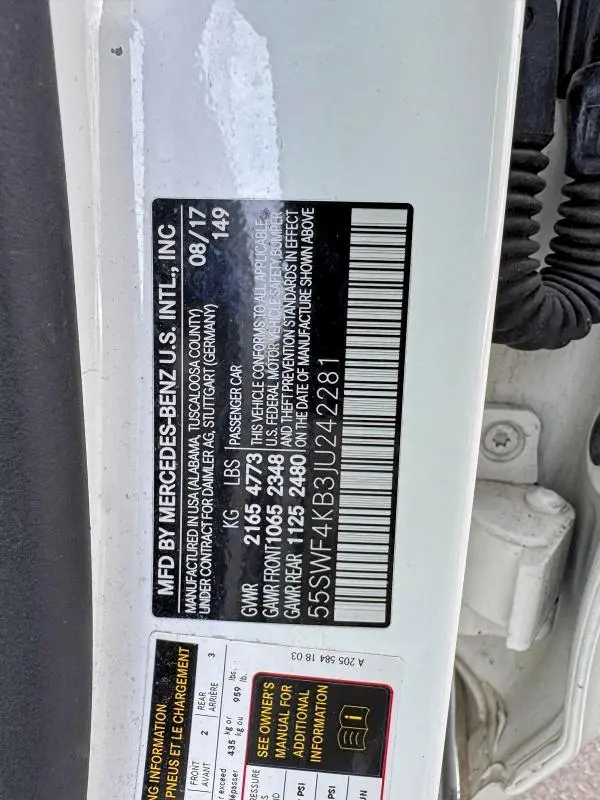 2018 MERCEDES-BENZ C 300 4MATIC  