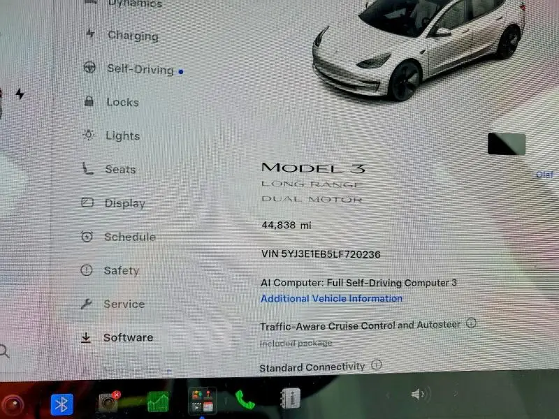2020 TESLA MODEL 3   