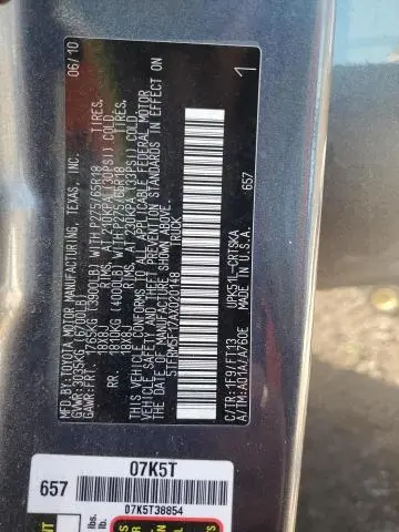 2010 TOYOTA TUNDRA DOUBLE CAB SR5  