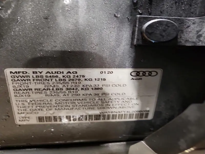 2020 AUDI Q5 PREMIUM PLUS  