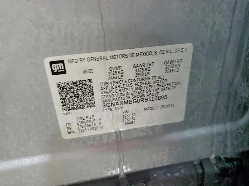 2024 CHEVROLET EQUINOX RS  