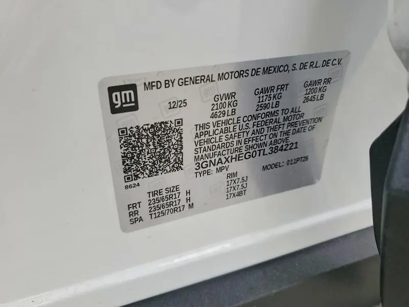 2026 CHEVROLET EQUINOX LT  