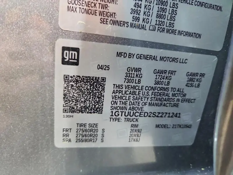 2025 GMC SIERRA K1500 ELEVATION  