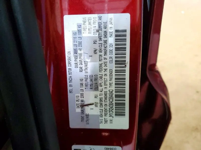 2010 MAZDA 5   