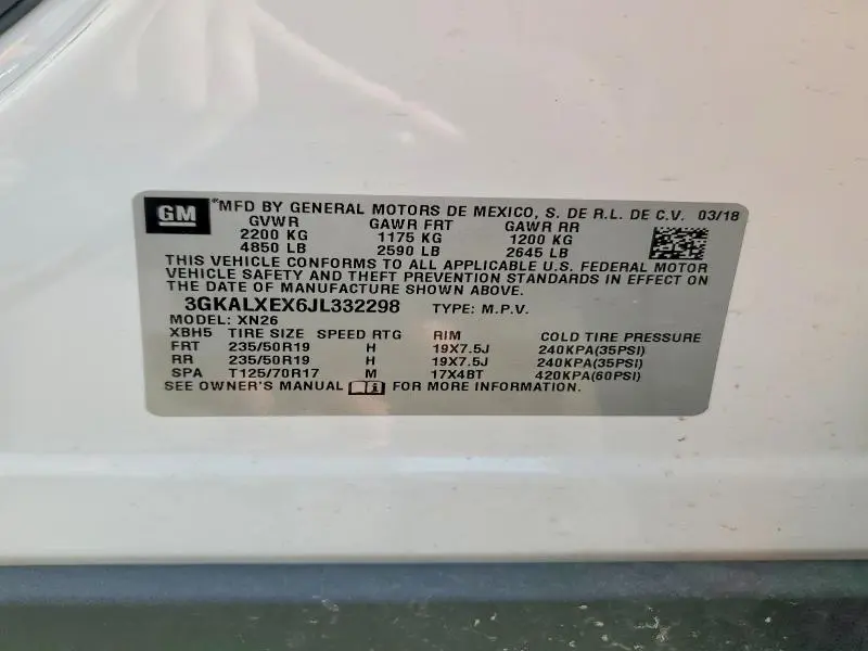 2018 GMC TERRAIN DENALI  