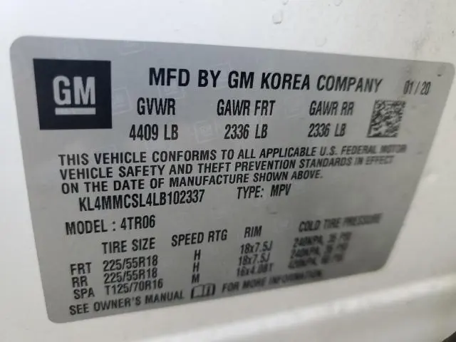 2020 BUICK ENCORE GX PREFERRED  