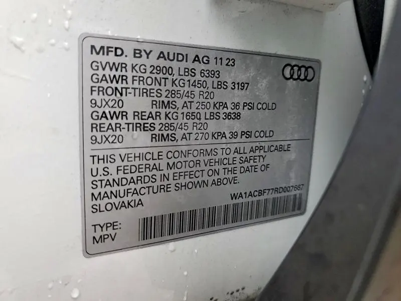 2024 AUDI Q7 PREMIUM  
