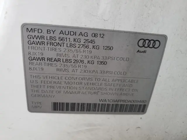 2013 AUDI Q5 PREMIUM HYBRID