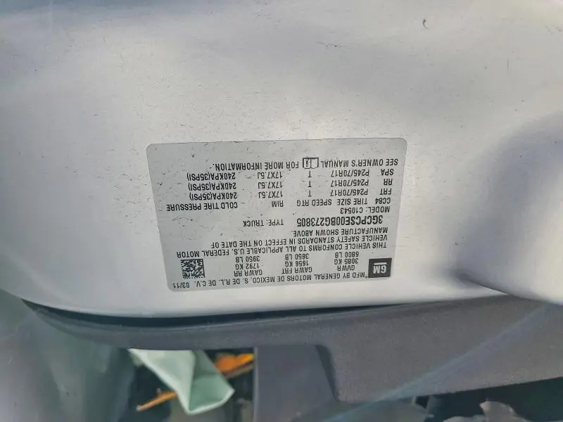 2011 CHEVROLET SILVERADO C1500 LT  