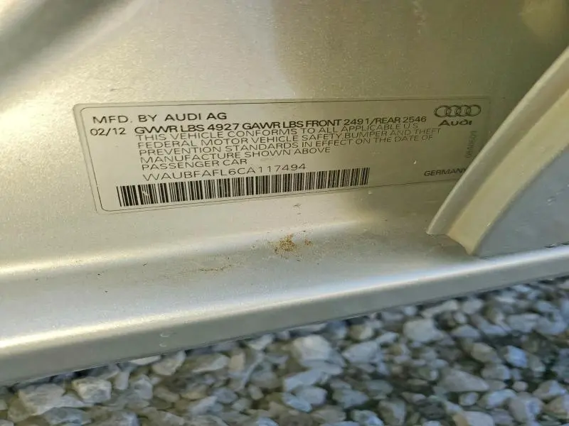 2012 AUDI A4 PREMIUM  