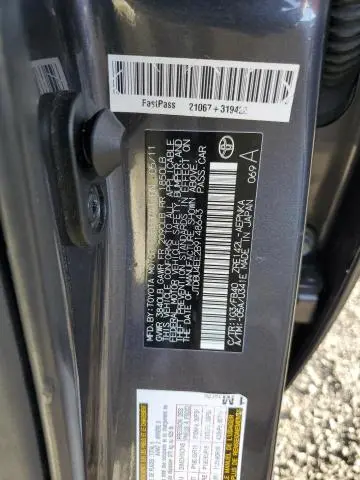 2011 TOYOTA COROLLA BASE  