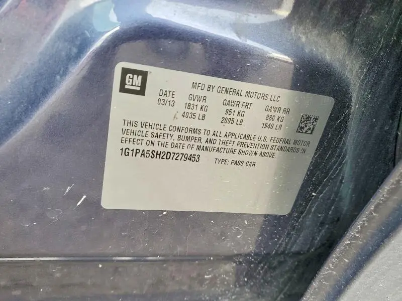 2013 CHEVROLET CRUZE LS  