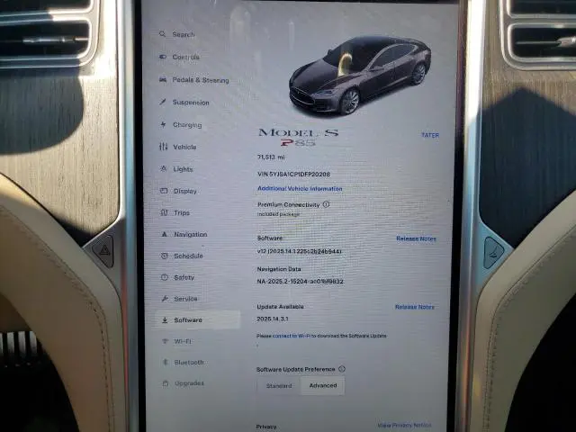 2013 TESLA MODEL S 