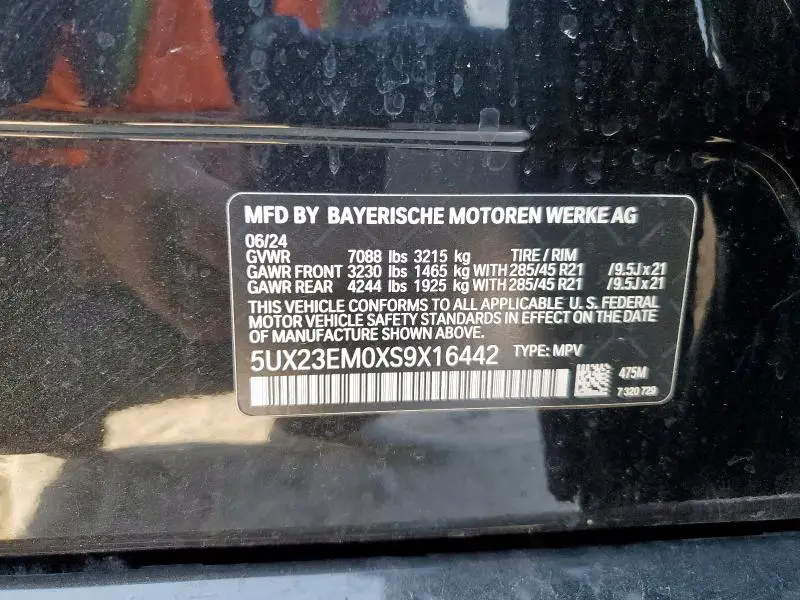 2025 BMW X7 XDRIVE40I  