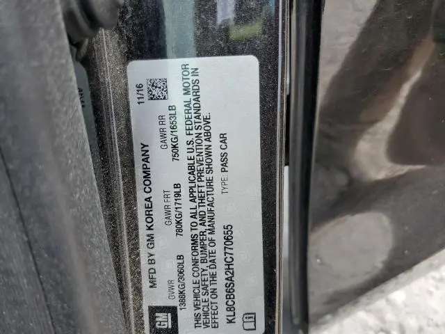 2017 CHEVROLET SPARK LS  