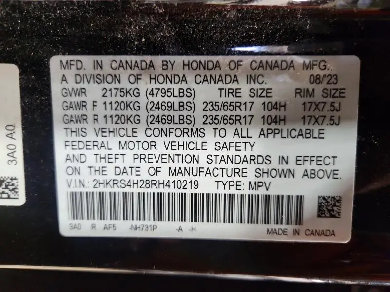 2024 HONDA CR-V LX  