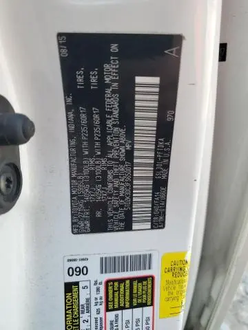 2015 TOYOTA SIENNA   