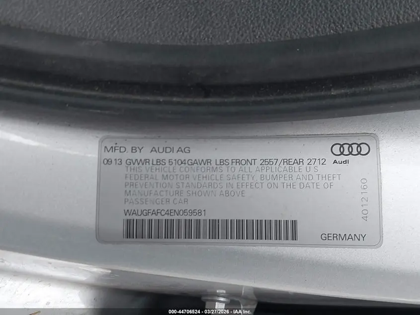 2014 AUDI A6 2.0T PREMIUM